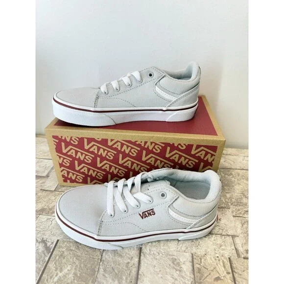 NWT VANS UNISEX/YOUTH SNEAKERS/SHOES SZE 12 PURE GREY - Picture 10 of 13